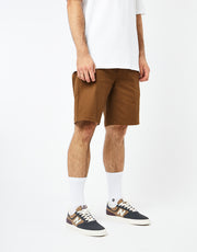 Pantaloncini chino da 19" Brixton Choice - Terra scura