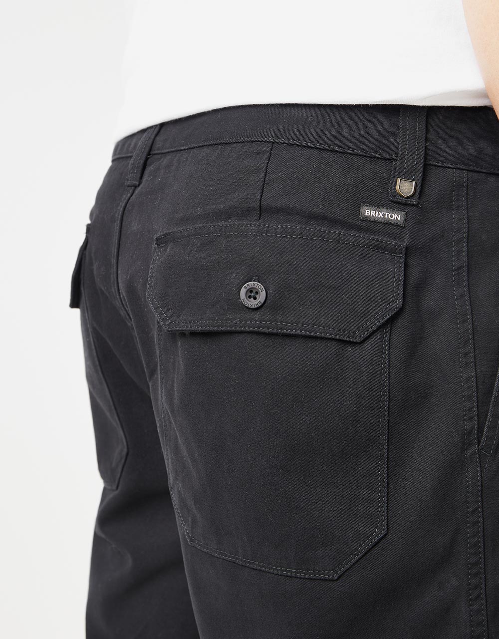 Brixton Surplus Short - Washed Black