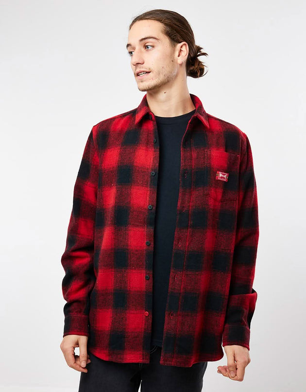 Chemise en flanelle Etnies x Independent - Rouge