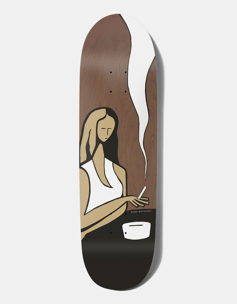 Girl Bannerot Smoke Contemplation 'LOVESEAT' Skateboard Deck - 9"