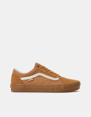 Vans Skate Old Skool Shoes - Light Brown/Gum