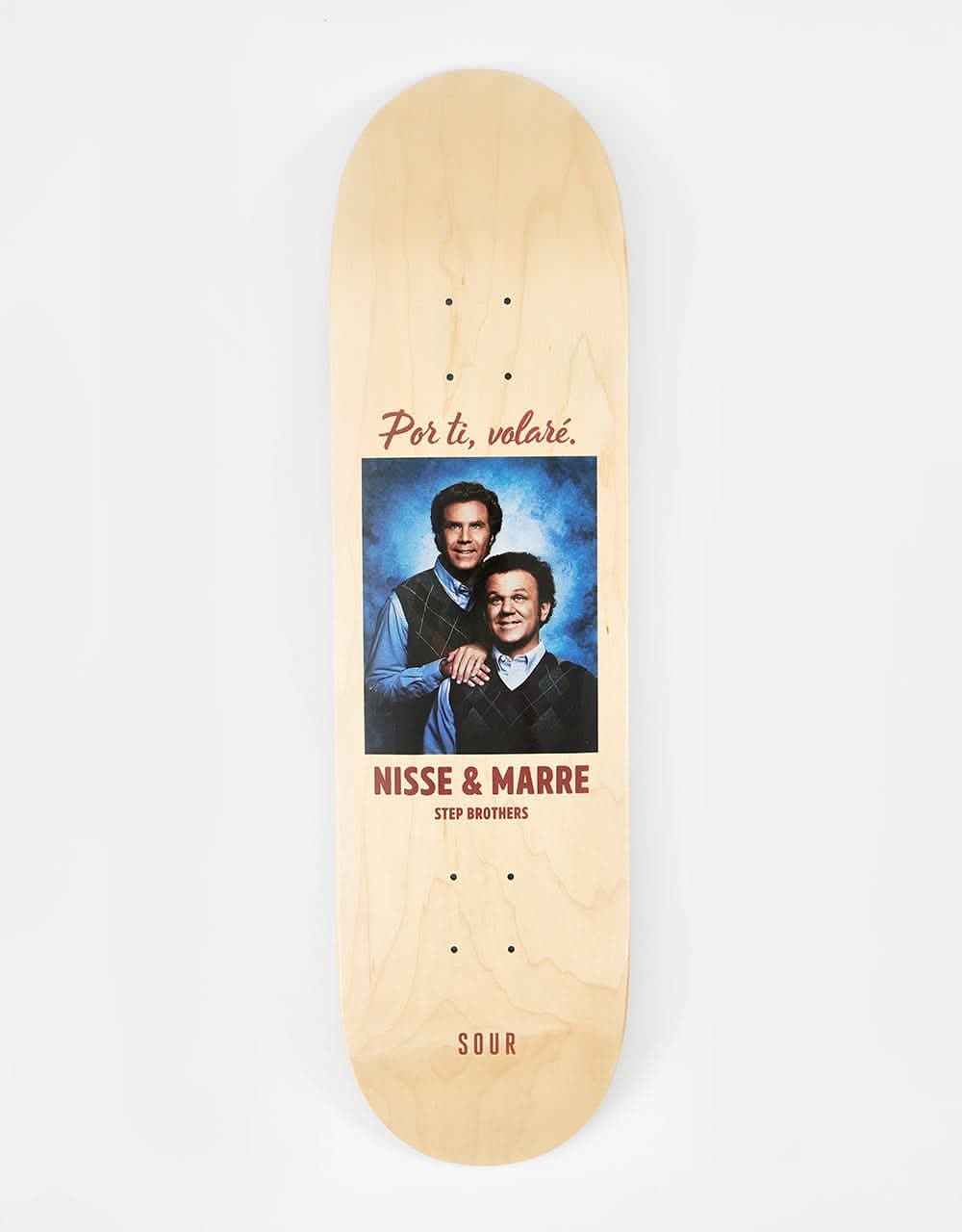 Sour Nisse & Marre Stepbrothers S2 Skateboard Deck - 8.5"