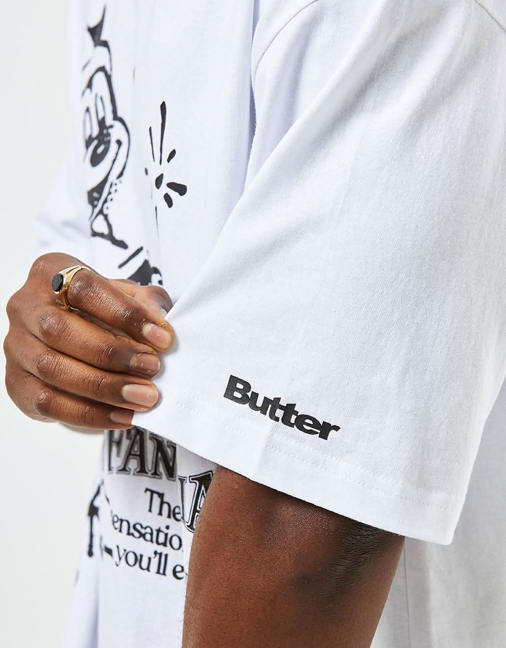 T-Shirt Butter Goods x Disney Cinéma - Blanc