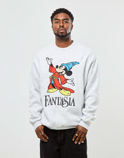 Sweat-shirt à col rond Butter Goods x Disney Fantasia - Gris cendré