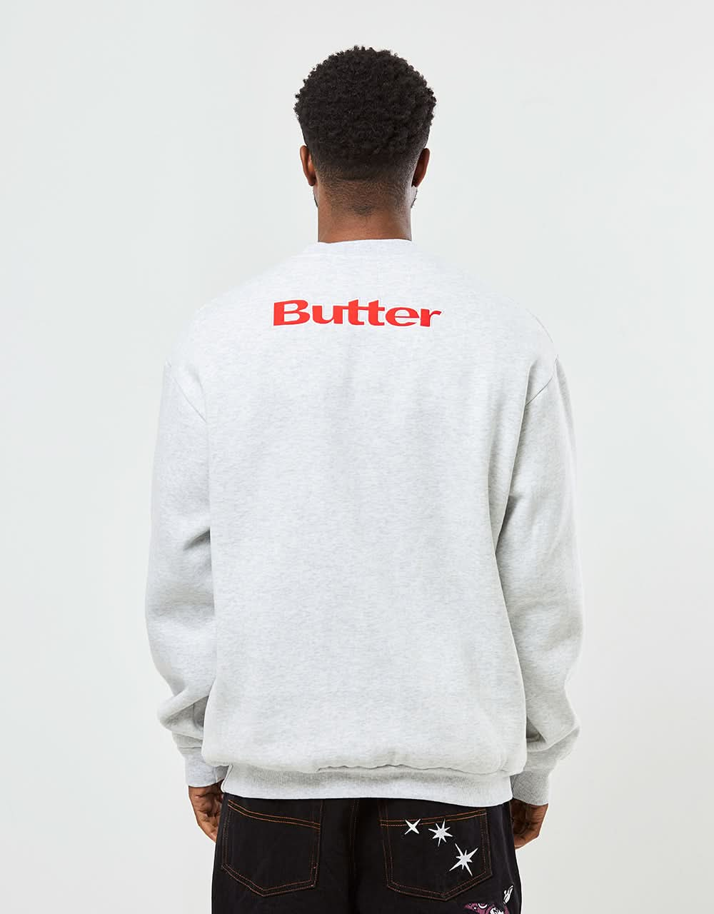 Butter Goods x Disney Fantasia Crewneck Sweatshirt - Ash Grey