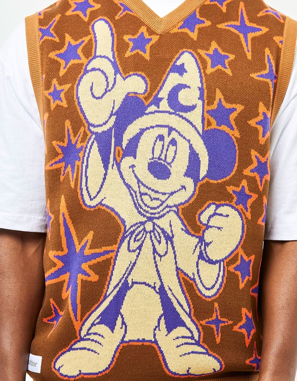 Butter Goods x Disney Starry Skies Knitted Vest - Brown