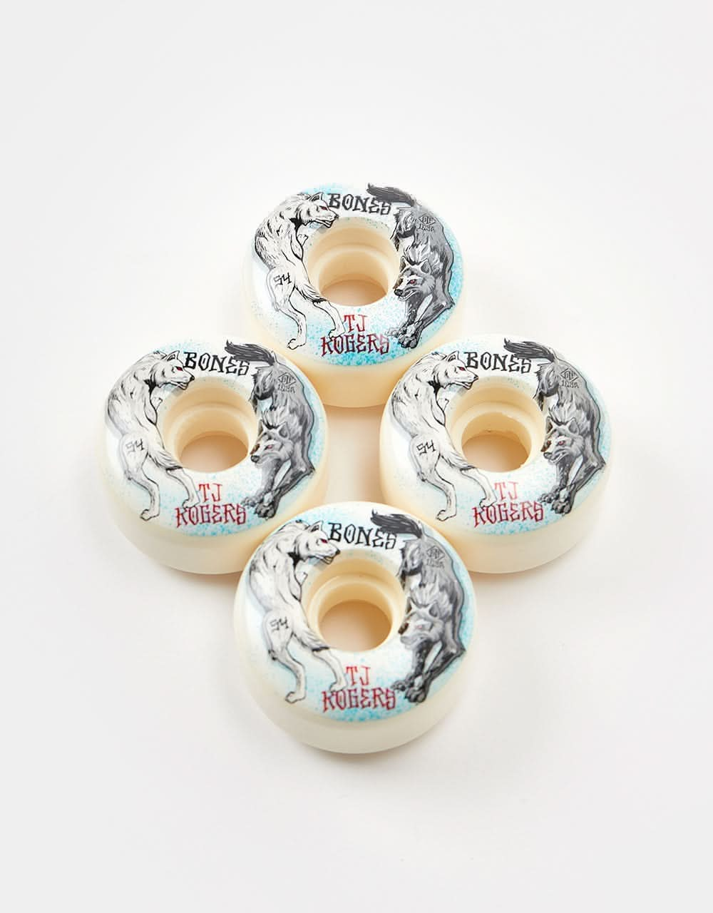 Bones Rogers Arctic Battle STF V3 Slims 103a Skateboard Wheels - 54mm