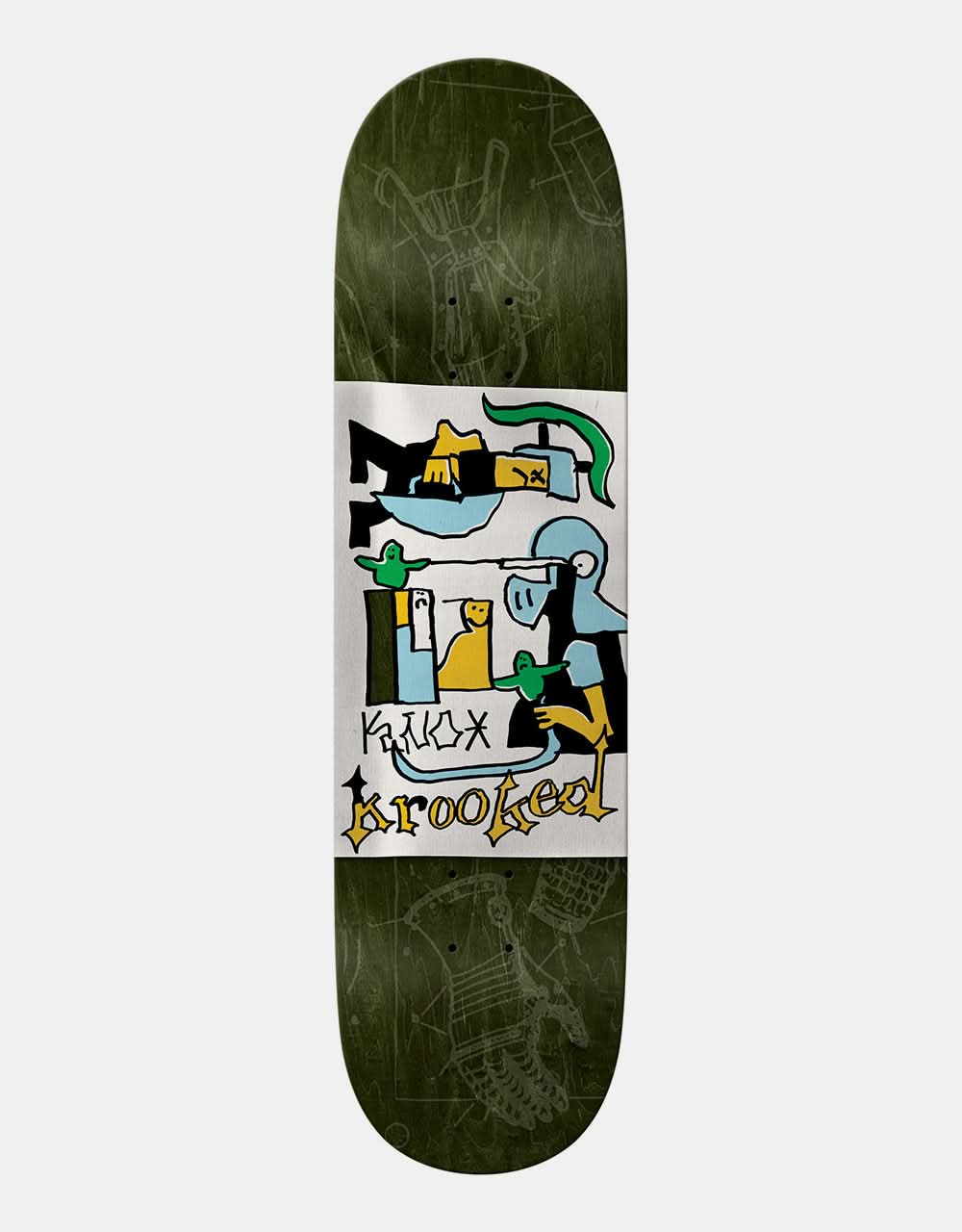 Tabla de skate Krooked Knox Grenadier - 8,28"