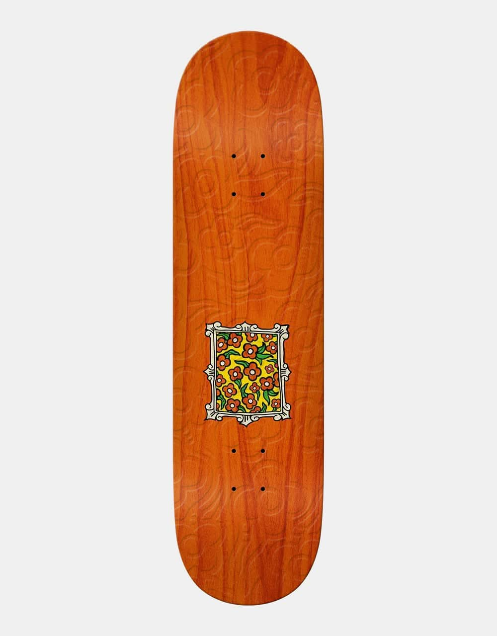 Krooked Flowers Emboss Skateboard Deck - 8.25"