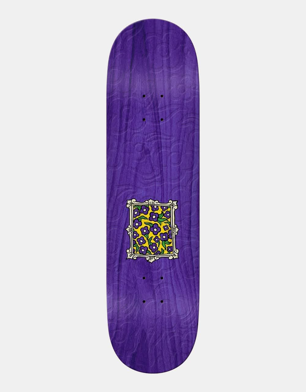 Krooked Flowers Emboss 'TRUE FIT' Skateboard Deck - 8.5"