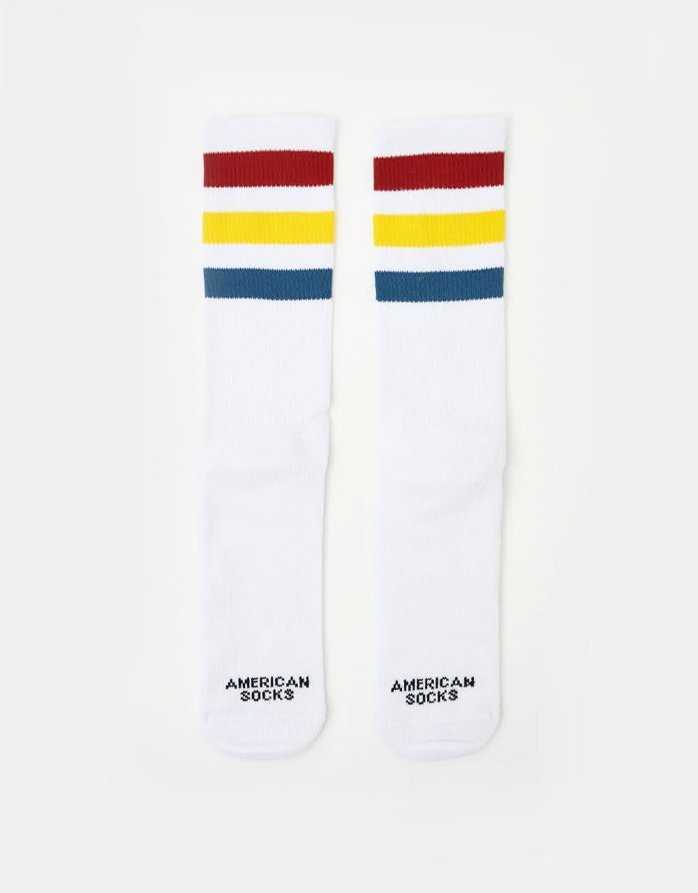 American Socks Stifler Socks - White/Red/Yellow/Blue