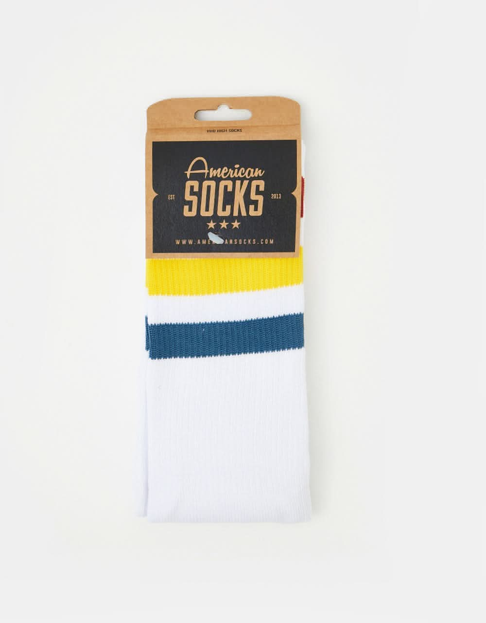 American Socks Stifler Socks - White/Red/Yellow/Blue