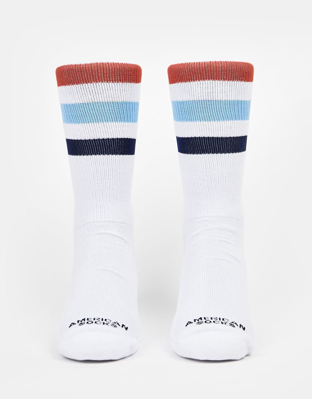 American Socks McFly Socks - White/Blue/Dark Blue