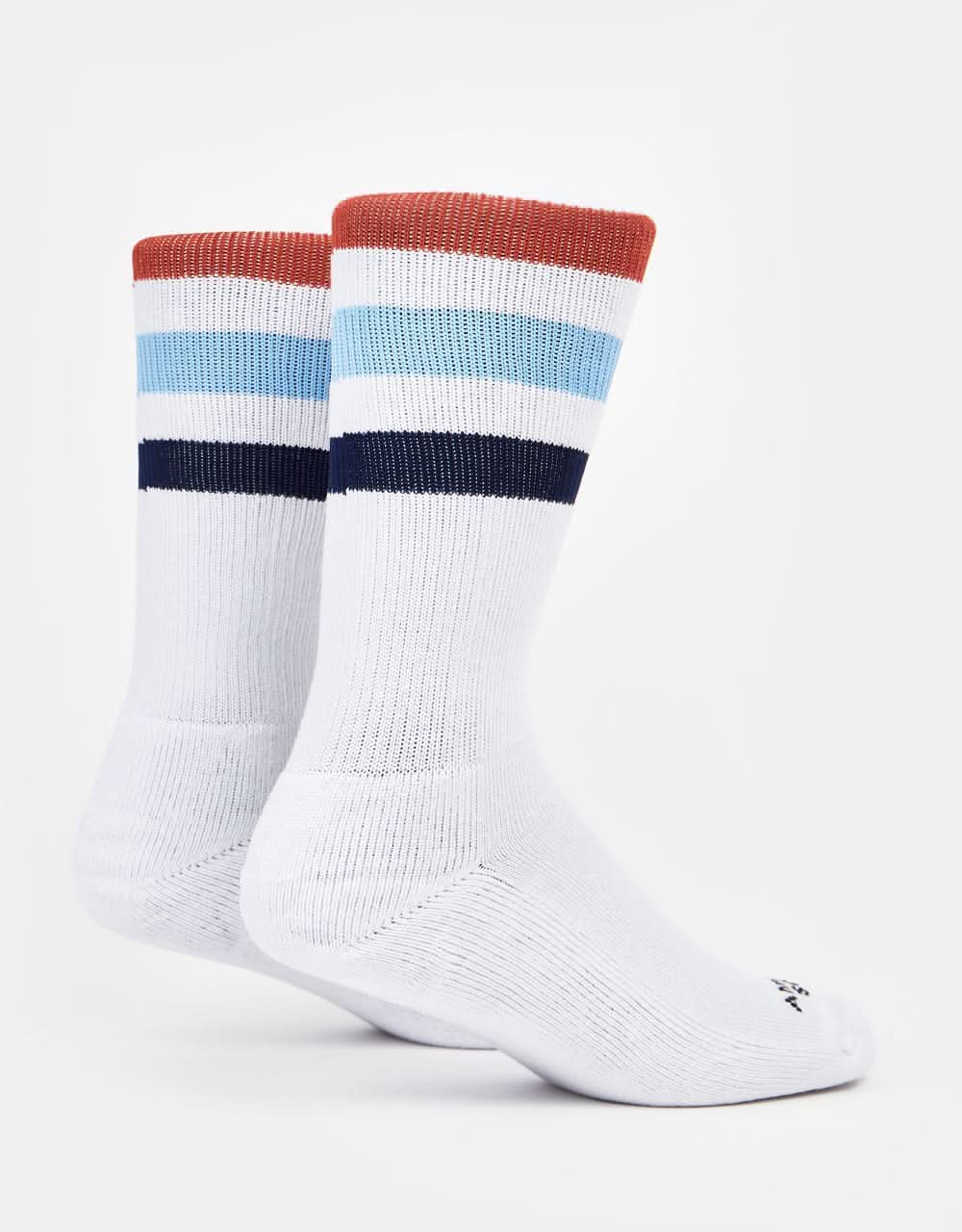 American Socks McFly Socks - White/Blue/Dark Blue