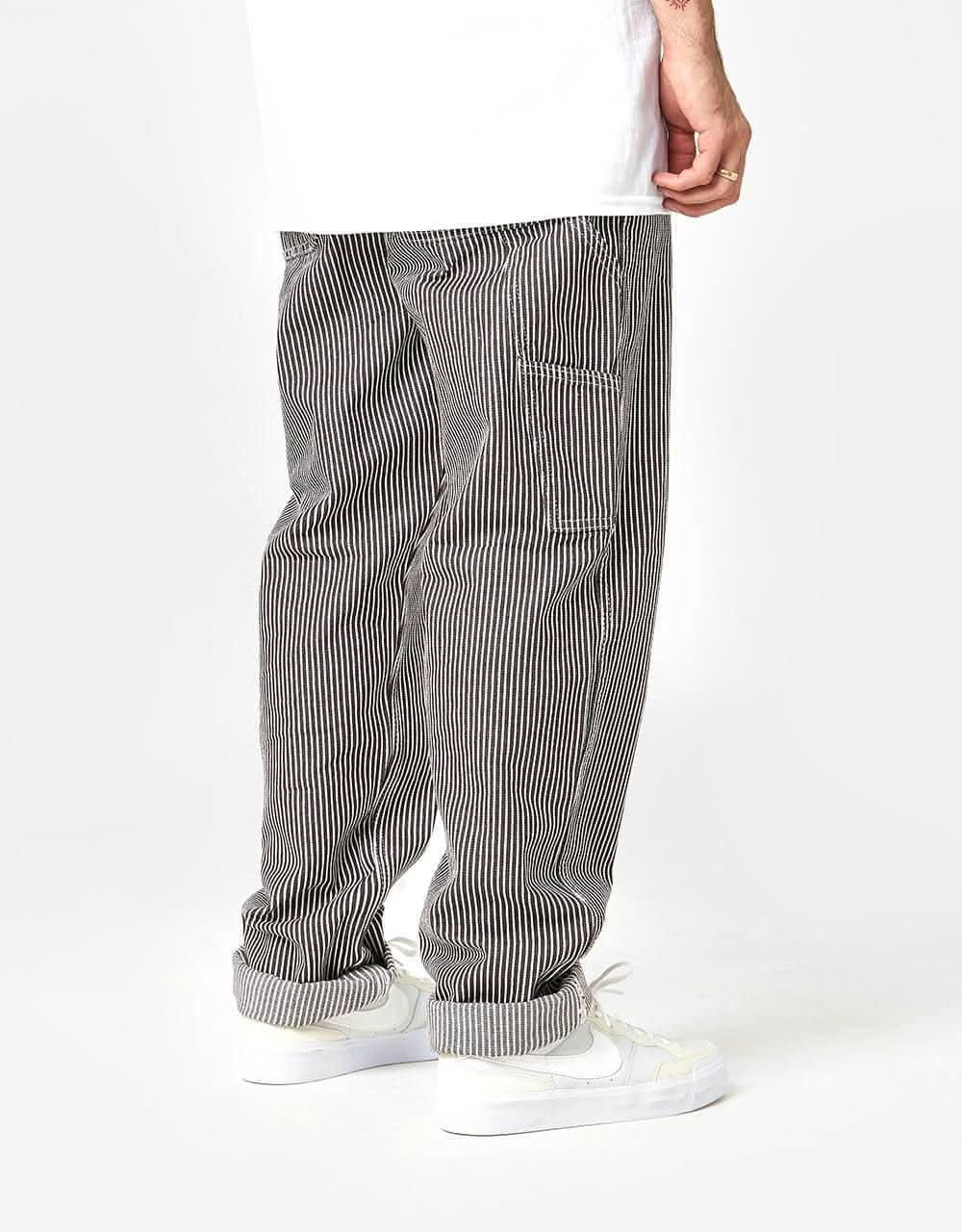 Dickies Garyville Pant - Dark Brown Hickory Stripe