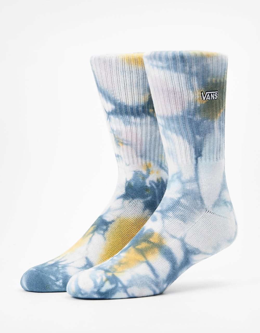 Vans Seasonal Tie Dye Crew Socks - Blue Glow