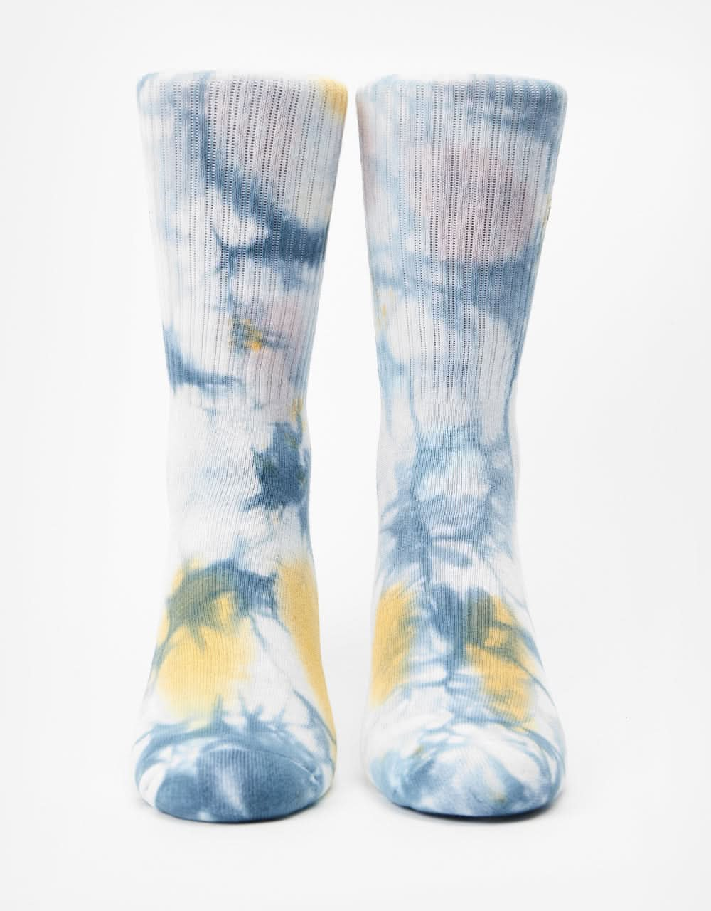 Vans Seasonal Tie Dye Crew Socks - Blue Glow