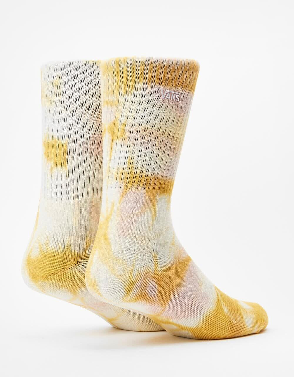 Vans Seasonal Tie Dye Crew Socks - Tropical Peach