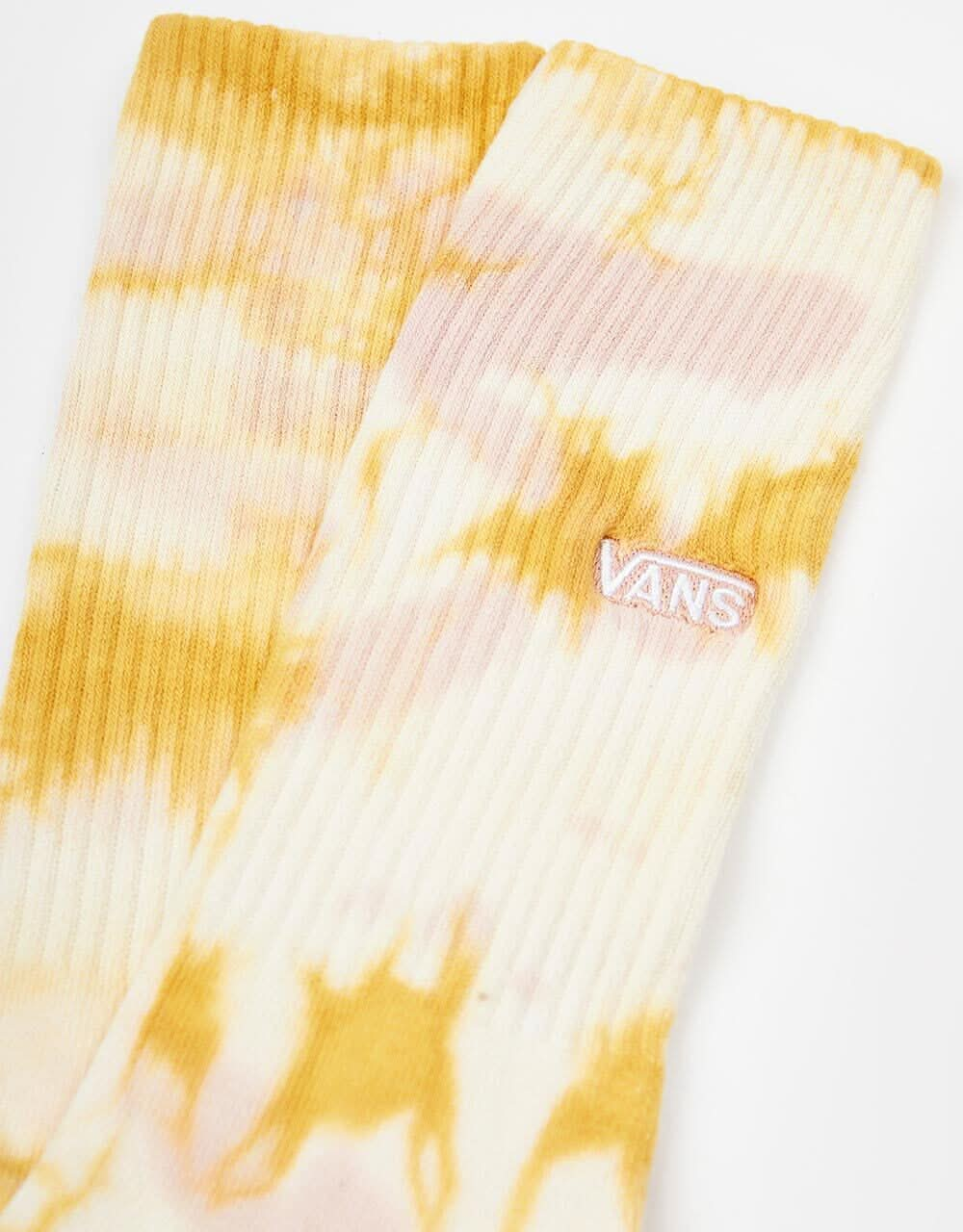 Vans Seasonal Tie Dye Crew Socks - Tropical Peach