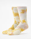 Vans Seasonal Tie Dye Crew Socks - Tropical Peach