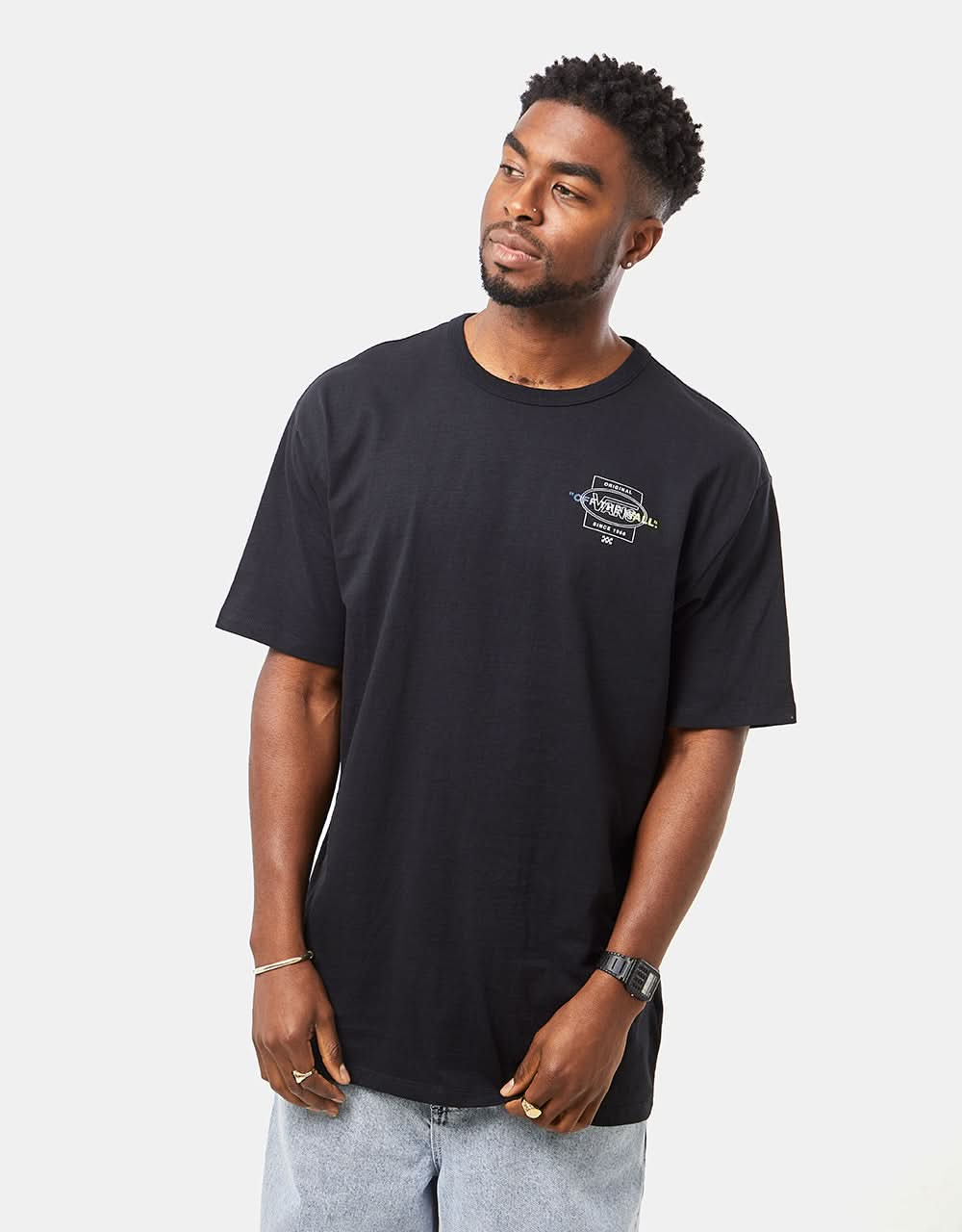 Vans Off The Wall Repeat DNA T-Shirt - Black