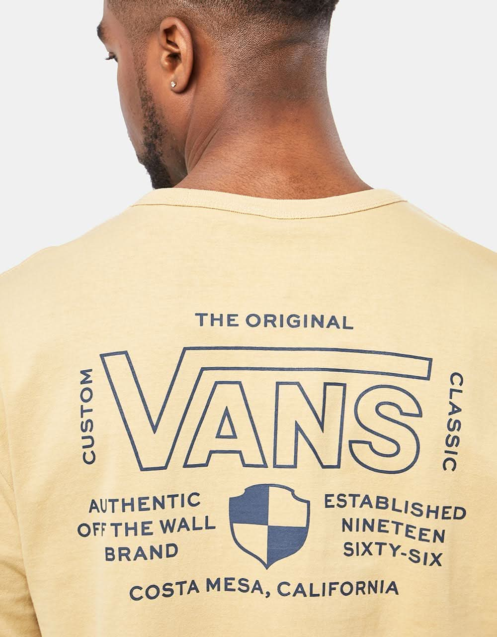 Vans Off The Wall Drop V DNA T-Shirt - Taos Taupe