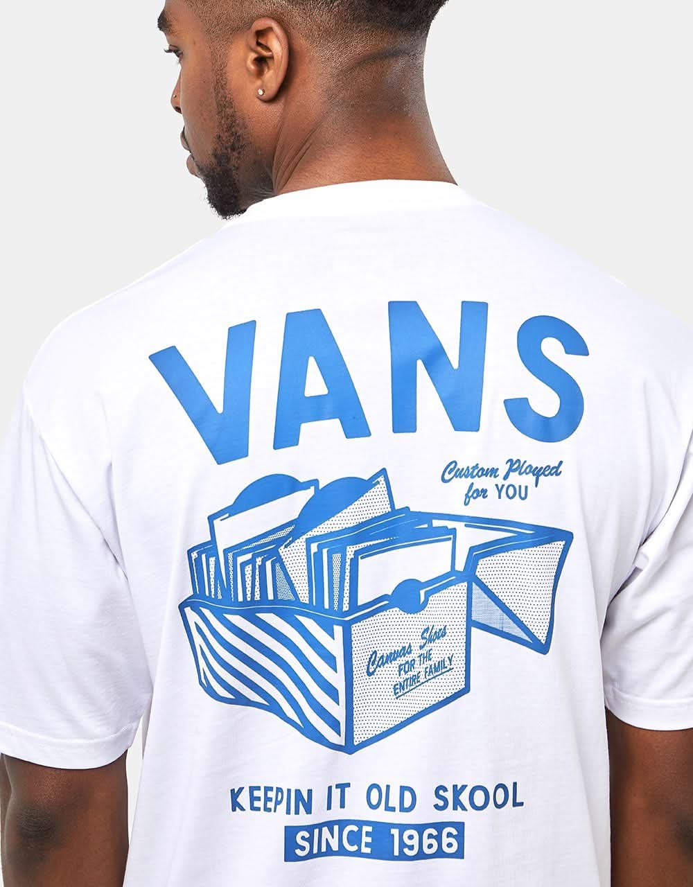 Vans Record Label T-Shirt - White