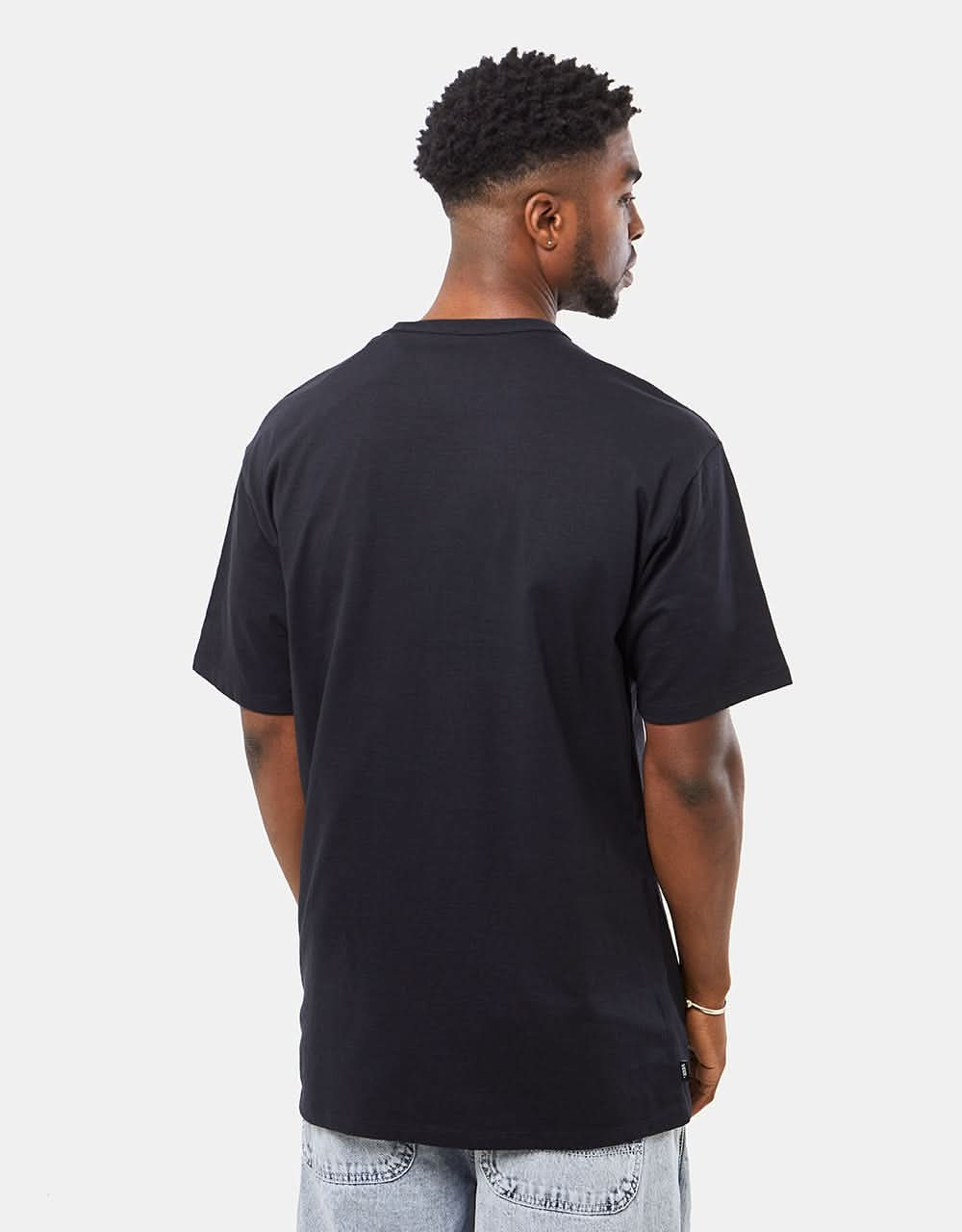 Vans Off The Wall Pocket T-Shirt - Black/Gold Fusion