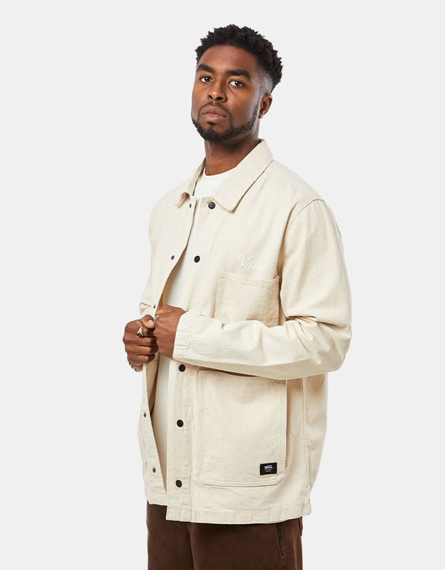 Vans Hickory Stripe Drill Chore Jacke – Natur