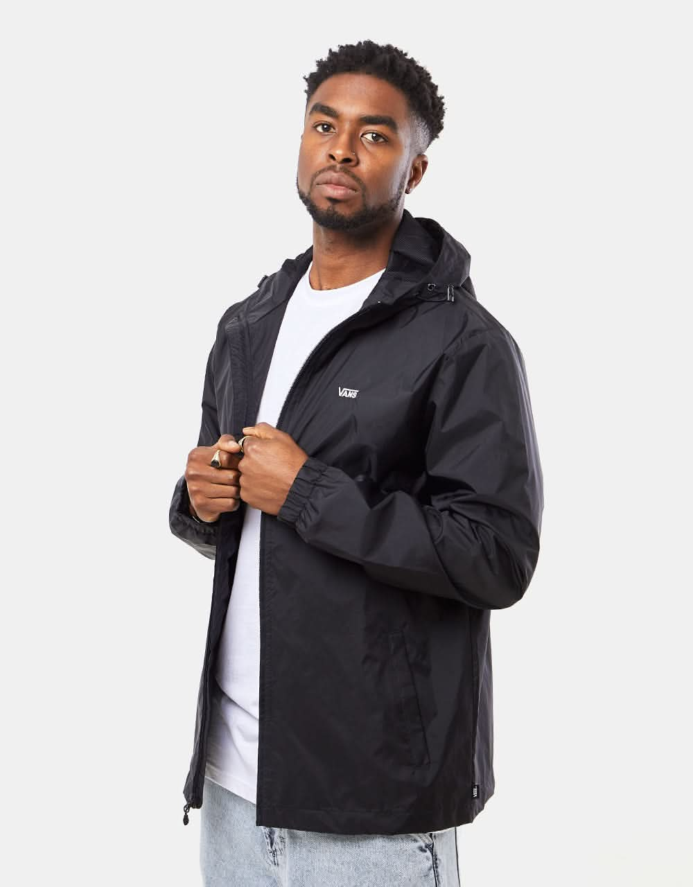 Vans Garnett Windbreaker - Black/Checkerboard