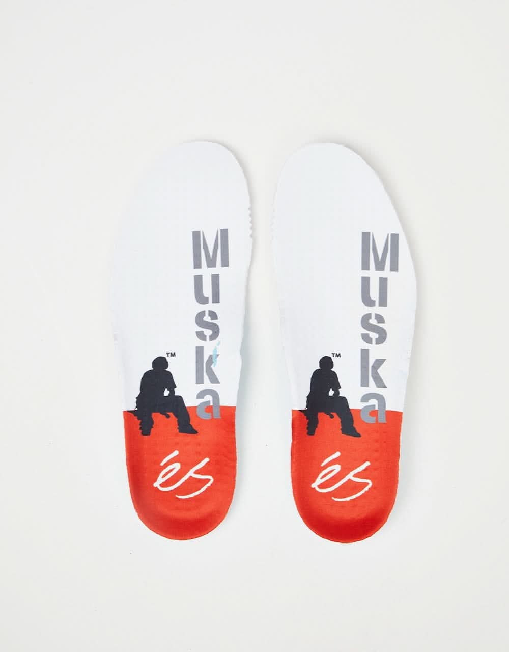 éS Muska Skate Shoes - Black/Red