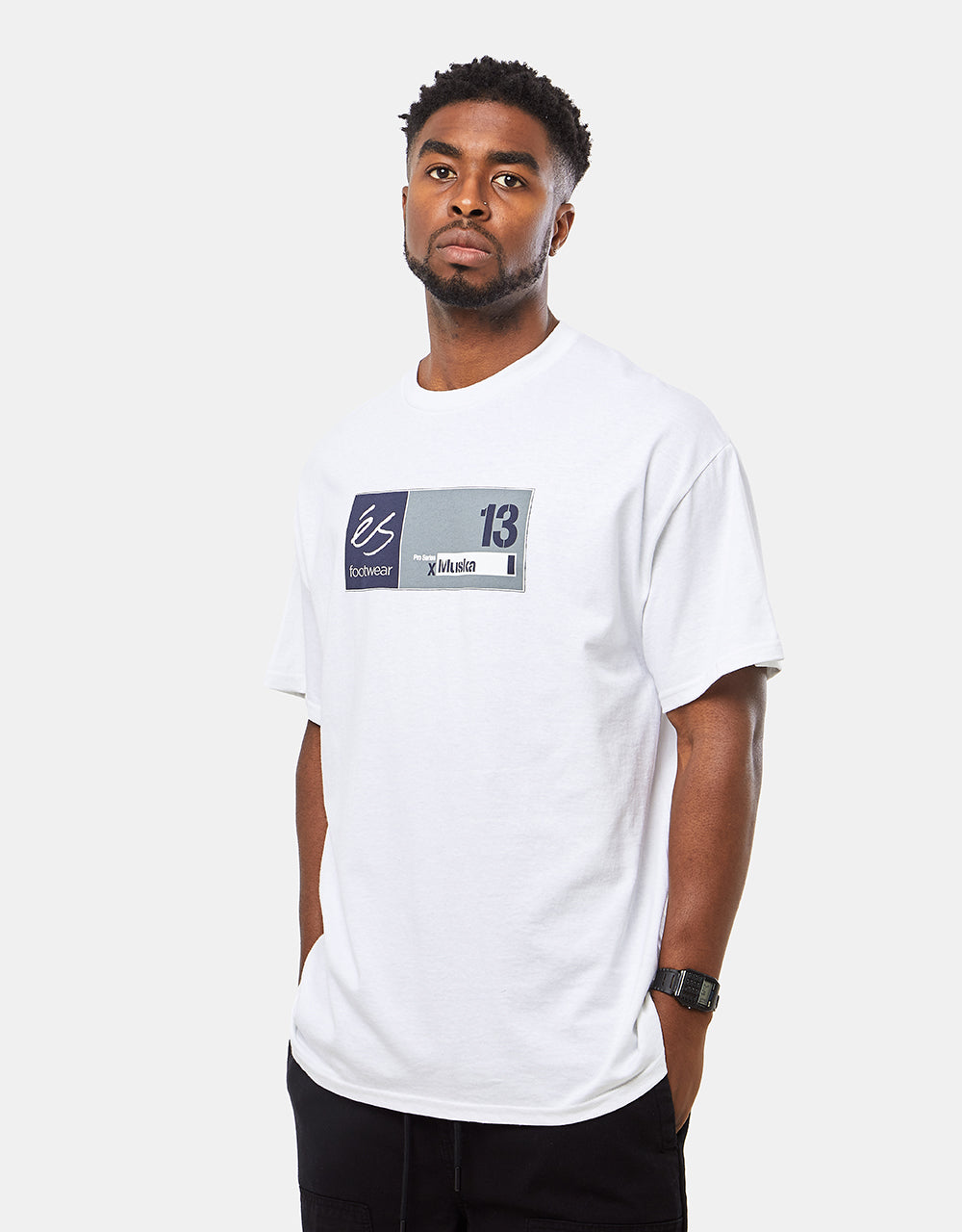 éS Muska 13 T-Shirt - Blanc