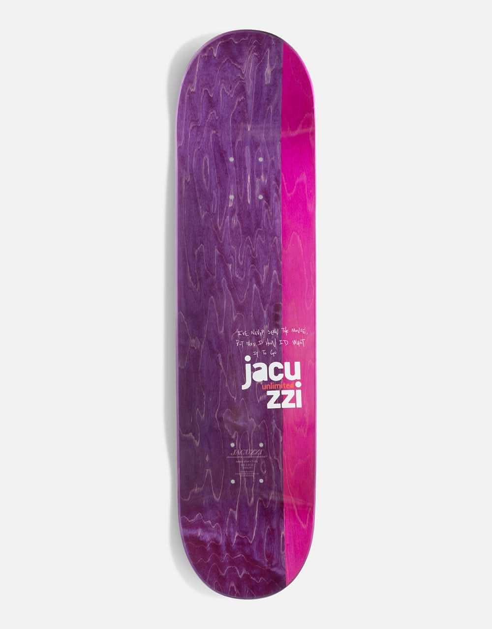 Jacuzzi Unlimited Berry Hot Dog Heaven EX7 Skateboard Deck - 8.25"