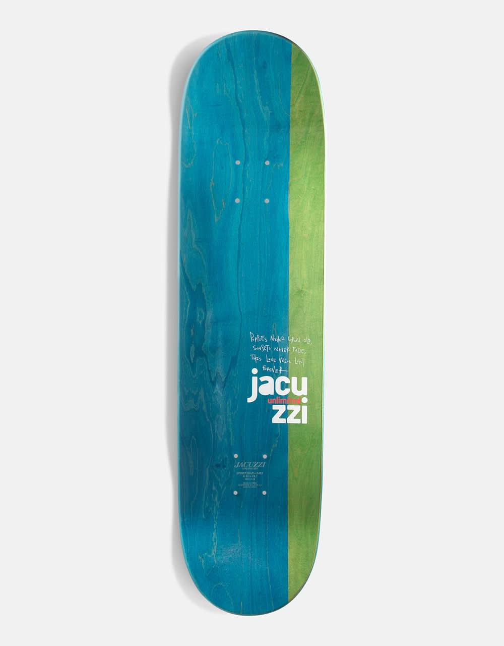 Jacuzzi Unlimited Flavor EX7 Skateboard Deck - 8.25"