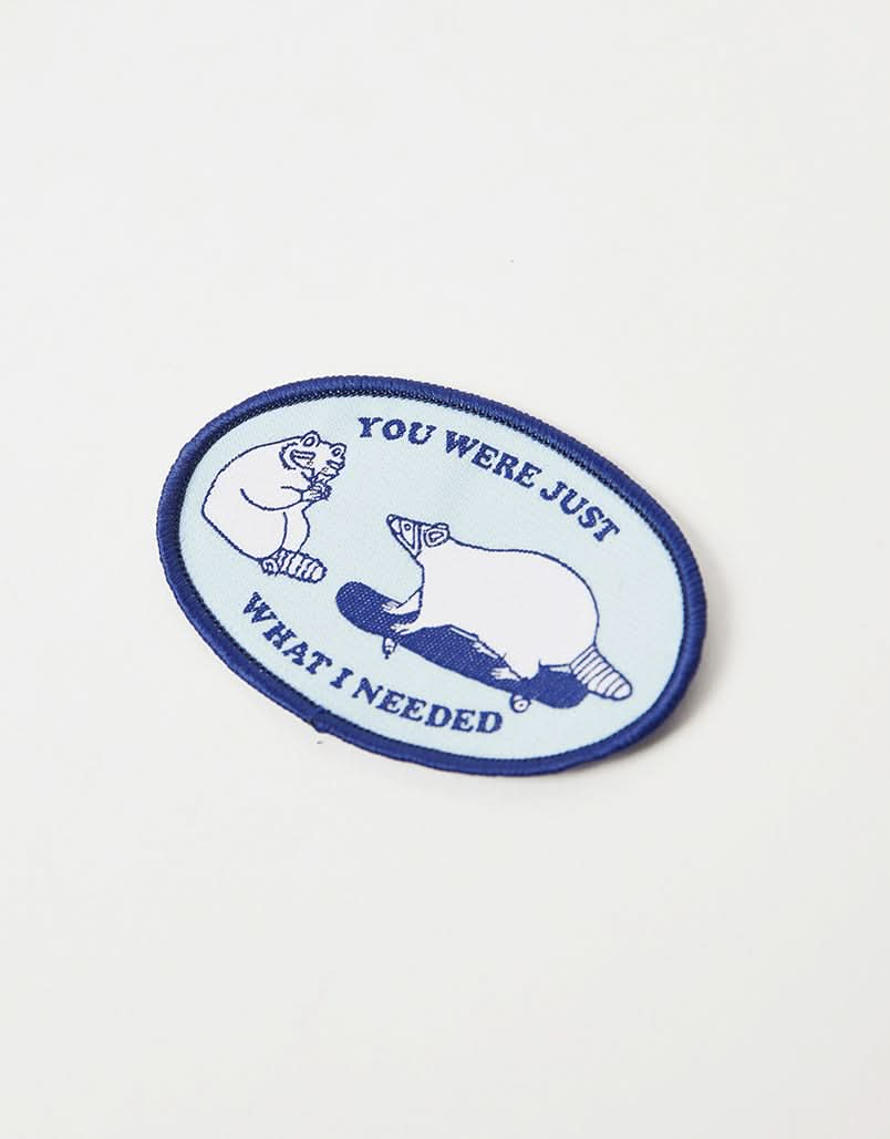 Route One What I Needed Woven Patch - Blue