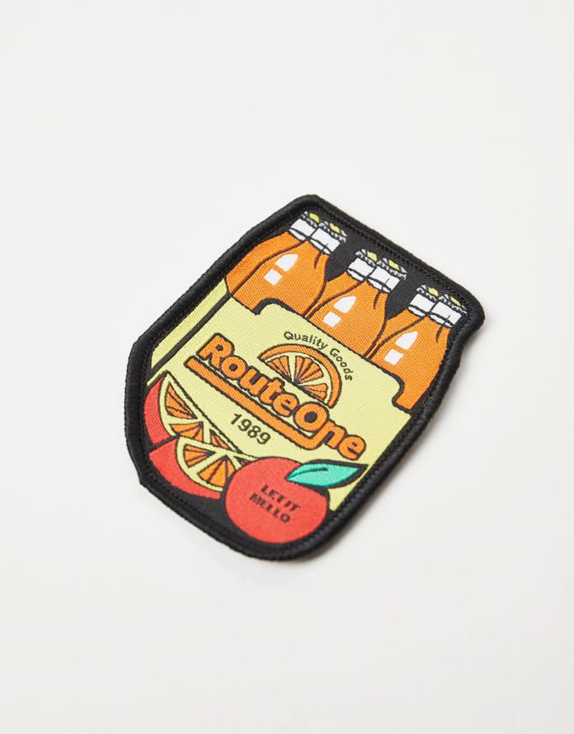 Route One Mello Woven Patch - Orange