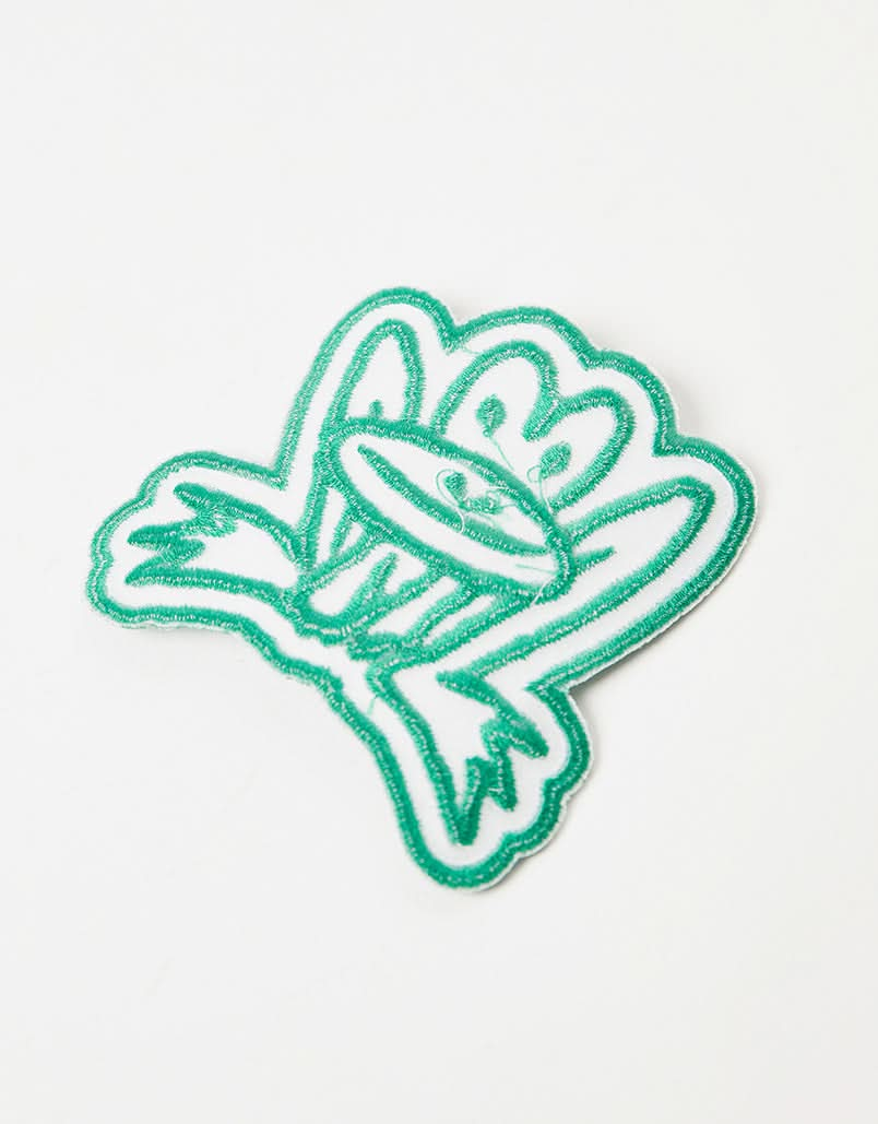 Route One Croak Embroidered Patch - Green