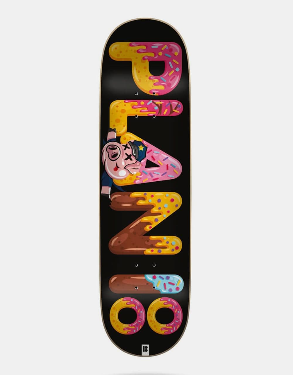 Plan B Team Donuts Skateboard Deck - 8"