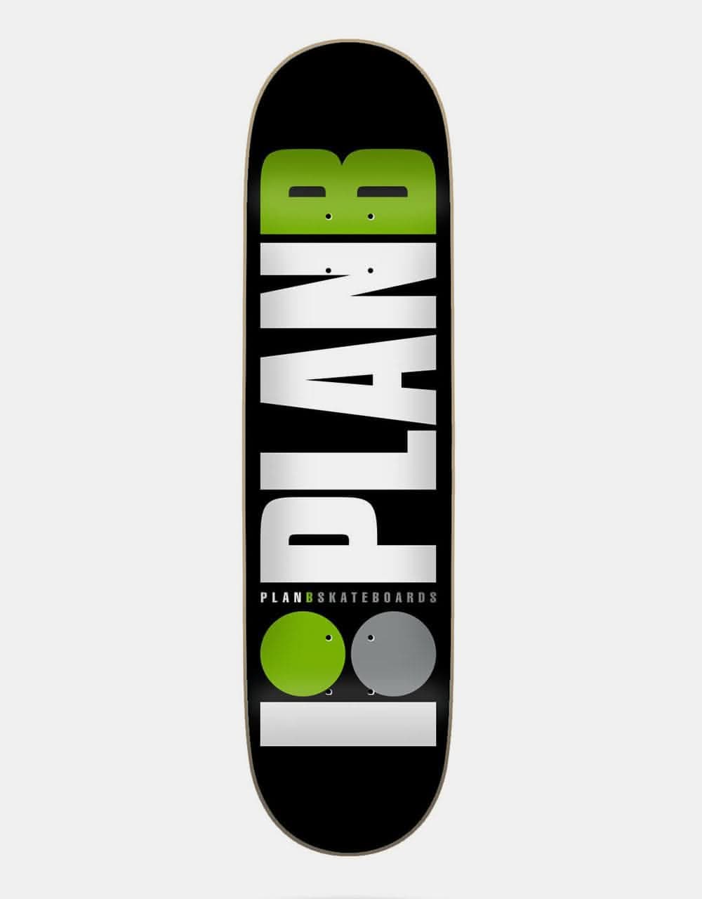 Plan B Team Green Skateboard Deck - 8"