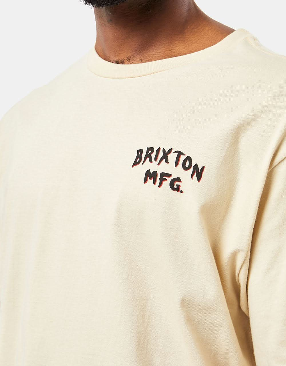 Brixton Trailmoor Standard Fit T-Shirt - Cream