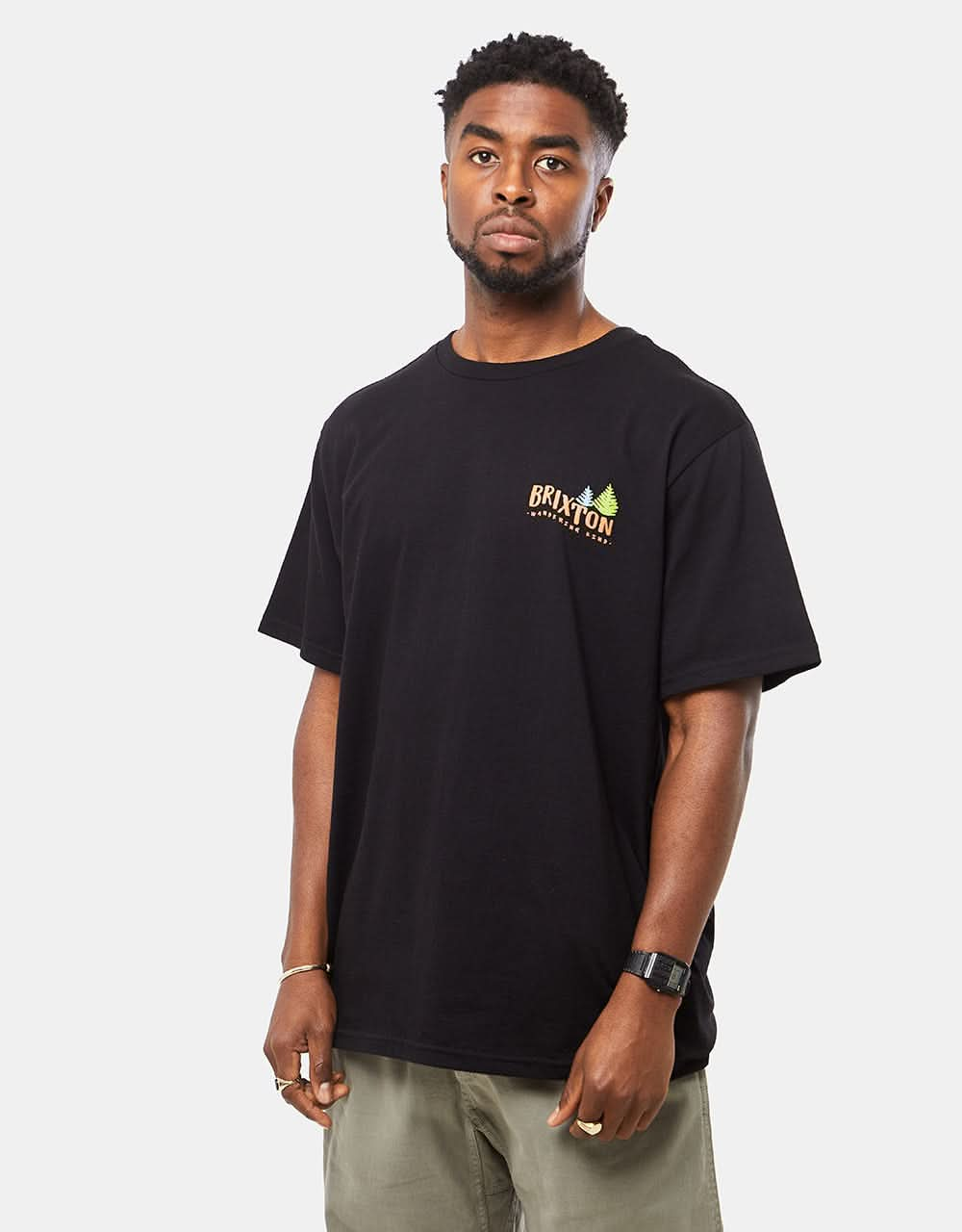 Brixton Highview Standard Fit T-Shirt - Black