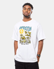 Camiseta de corte estándar Brixton Strange Land - Blanco