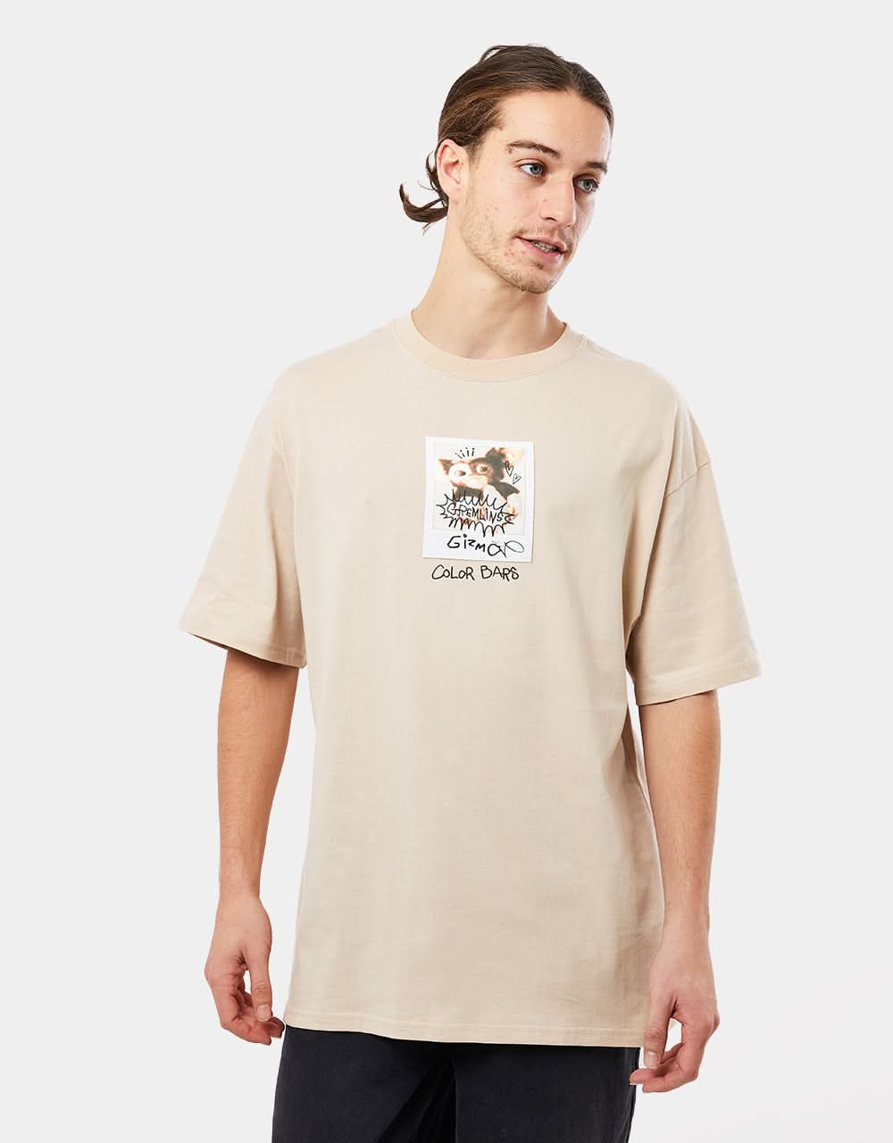 Color Bars x Gremlins Polaroid T-Shirt - Sand