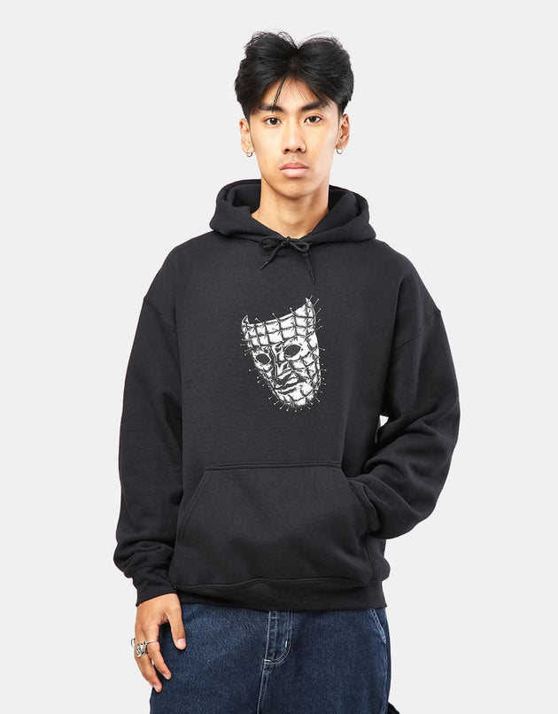 Hockey Pinhead Pullover Hoodie  - Black