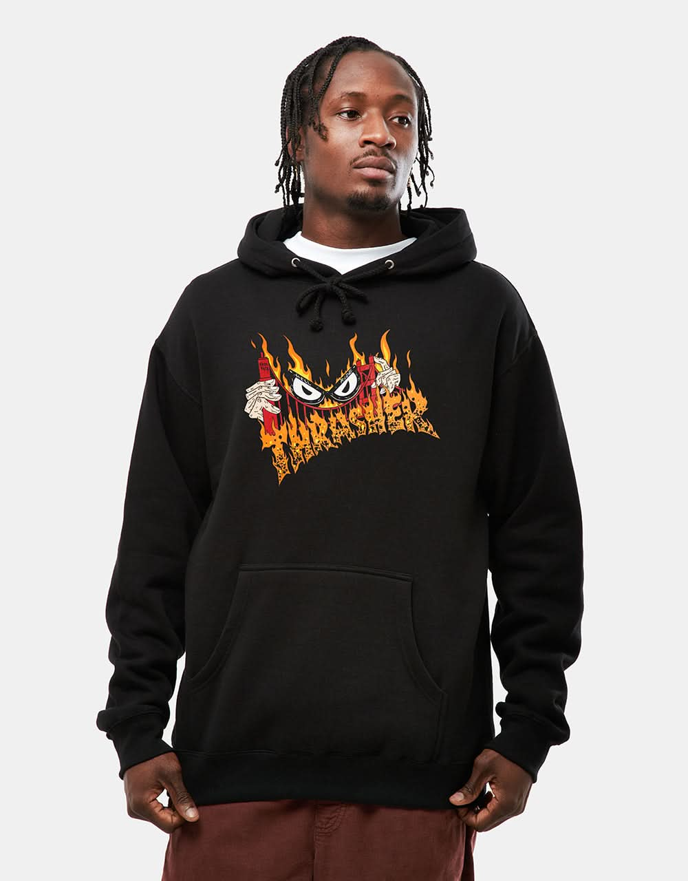 Thrasher Sucka Free By Neckface Pullover Hoodie – Schwarz