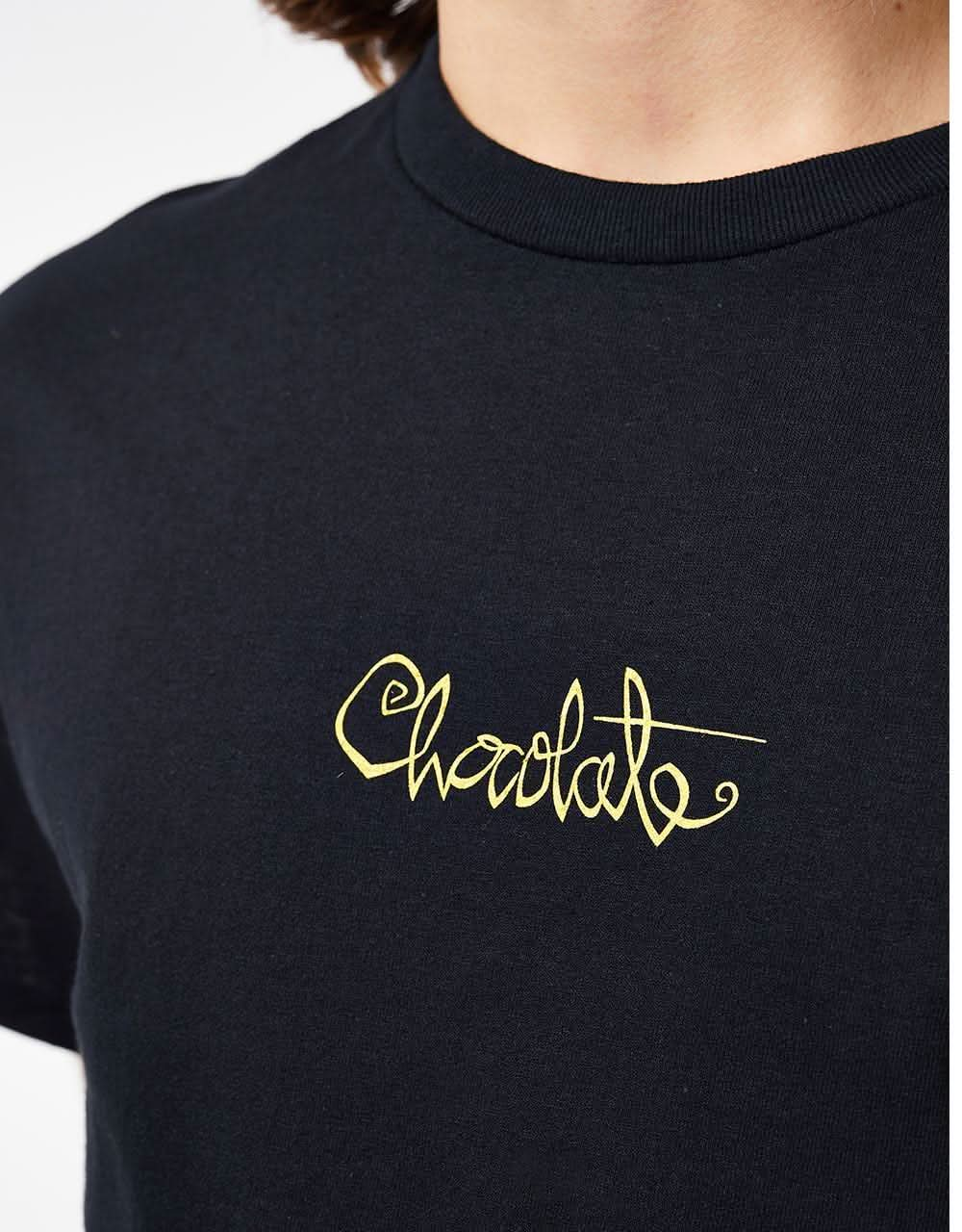 Chocolate Script T-Shirt - Black