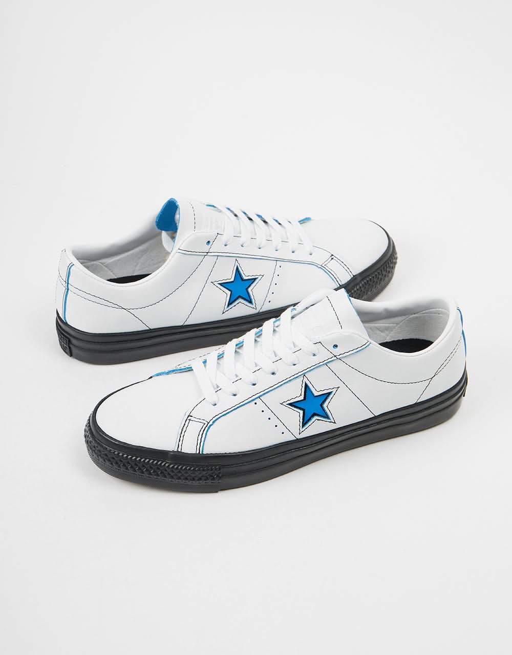 Chaussures de skate Converse x Eddie Cernicky One Star Pro Ox - Blanc/Noir/Bleu cinétique