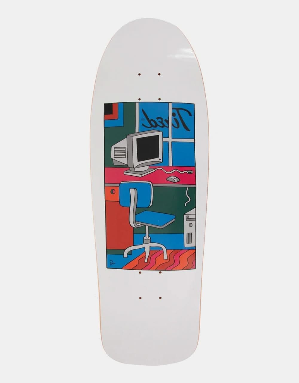 Tired Workstation Skateboard Deck - 9.9"