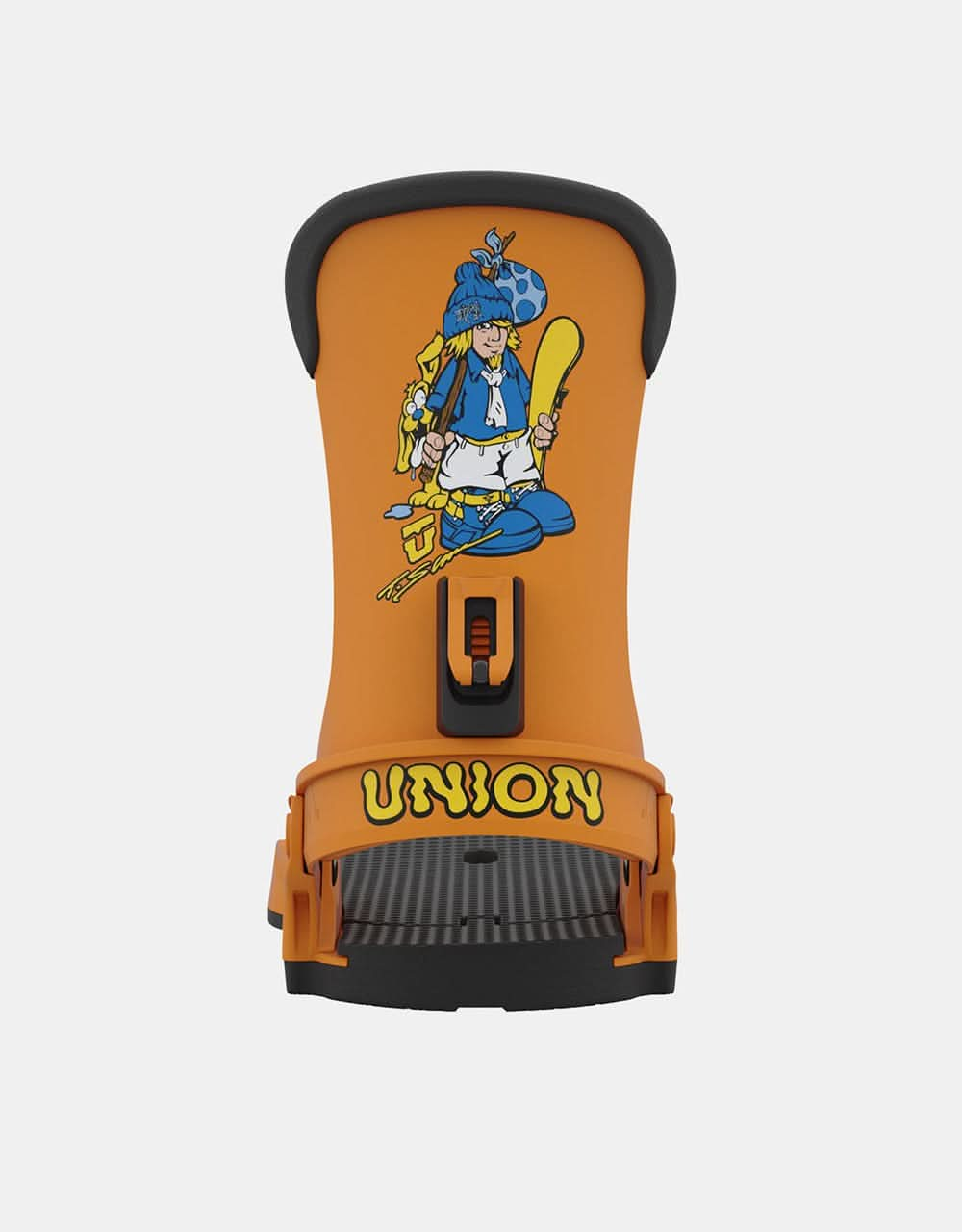 Union x Sims Nub '93 Force Custom House 2024 Snowboard Bindings - Orange