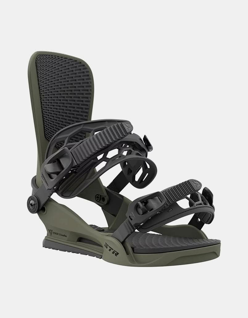 Union STR 2024 Snowboard Bindings - Dark Green